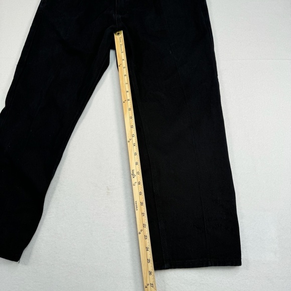 Trust Jeans Straight Leg Mens Size 36/30 Black Wash - Picture 7 of 11